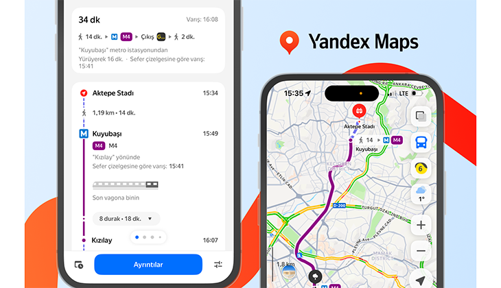 Yandex Maps’te Ankara ve İzmir’e Özel Hayatı Kolaylaştıracak Yeni Özellik!