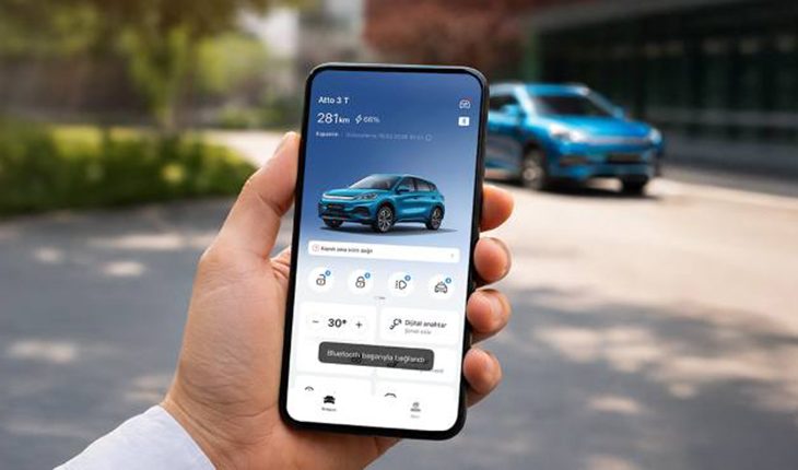 BYD Mobil Uygulaması Güncellendi –  Dijital anahtar, Bluetooth Key fonksiyonu