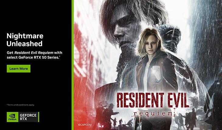 Resident Evil Requiem GeForce RTX 50 Serisi Kampanyası Şimdi Satışta