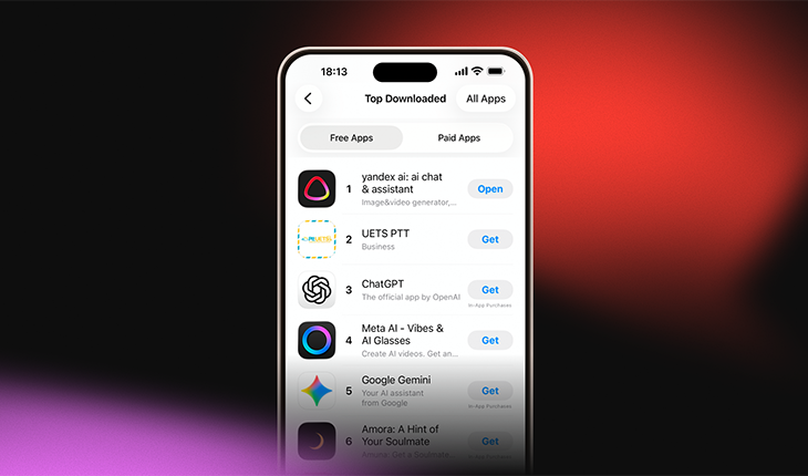 Yandex AI Türkiye App Store’da 1 numaraya yükseldi
