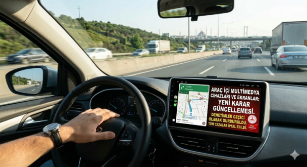 Araçlara Takılan Multimedya Cihazları İçin Yeni Karar