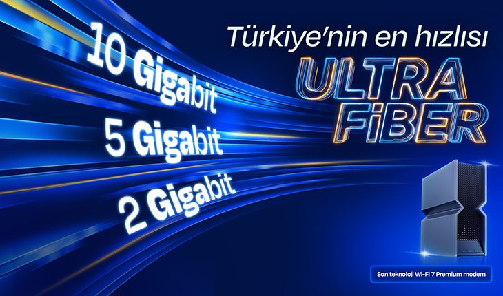 Turkcell Superonline’dan 10 Gigabit’e varan hızlarla evlere UltraFiber!
