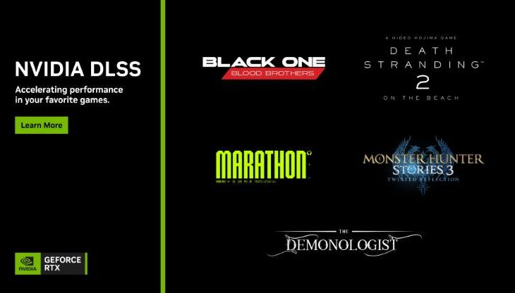 DLSS; DEATH STRANDING 2_ON THE BEACH, Marathon ve Monster Hunter Stories 3 Twisted Reflection Oyunlarına Geliyor