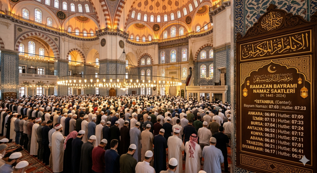 2026 Ramazan Bayramı Namaz Saatleri Belli Oldu