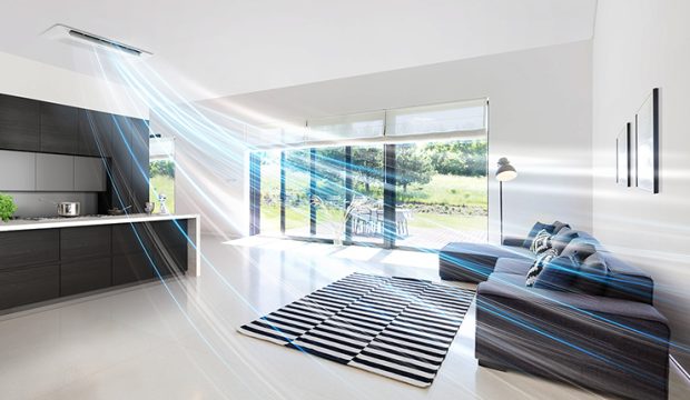 Samsung WindFree Tek Yön Kaset Klima ile Rüzgarsız Serinlik