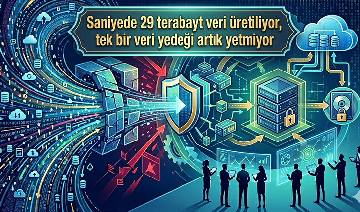 Dikkat! Saniyede 29 terabayt veri üretiliyor, tek bir veri yedeği artık yetmiyor
