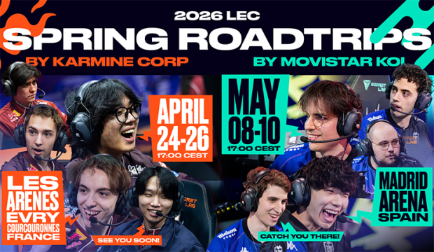 2026 LEC Roadtrip Bahar Mevsimi başlıyor