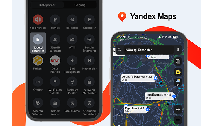 Nöbetçi eczaneleri bulmanın en kolay yolu Yandex Maps’te!