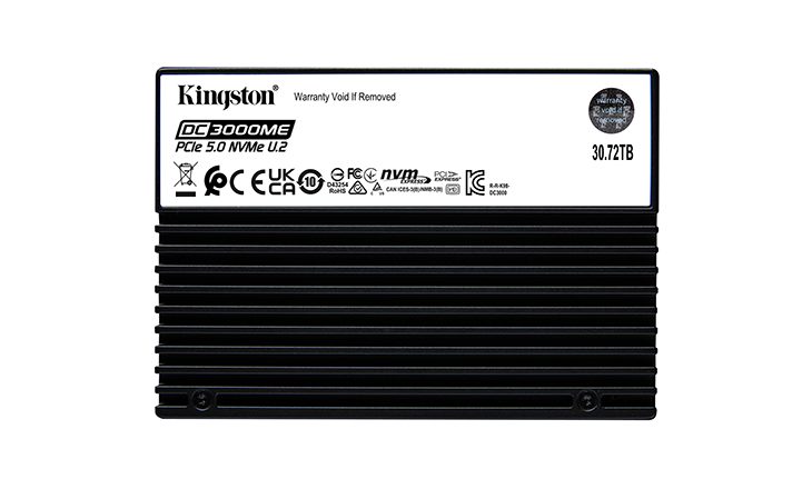 Kingston, 30,72 TB Gen5 U.2 NVMe SSD Modelini Tanıttı