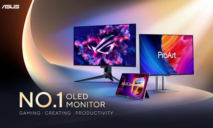 ASUS OLED monitör pazarında liderliğini koruyor: %21,6 payla zirvede