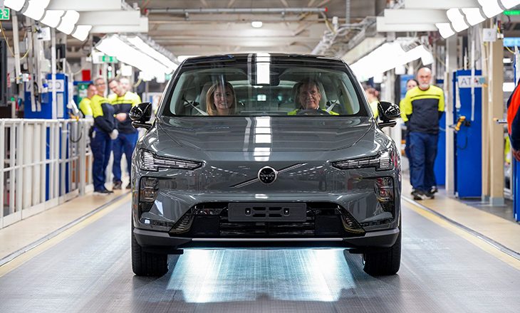 Volvo Cars, tamamen elektrikli yeni EX60’ın üretimine başladı