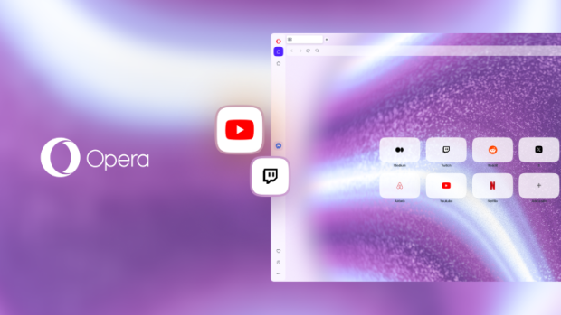 Opera One, YouTube ve Twitch’i kenar çubuğuna taşıyor