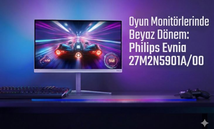 Oyun Monitörlerinde Beyaz Dönem: Philips Evnia 27M2N5901A/00