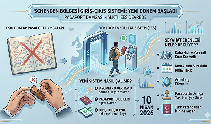 Schengen Bölgesi Giriş-Çıkış Sistemi (EES): Pasaport Damgası Kalktı, Yeni Dönem Başladı