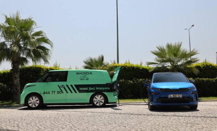 Škoda’nın Yenilikçi Mobil Şarj Hizmeti Kısa Sürede İlgi Odağı Oldu