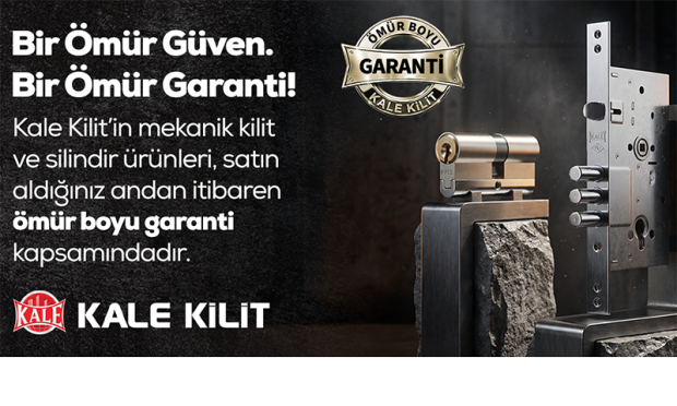 Kale Kilit Ömür Boyu Garanti Dönemini Başlattı