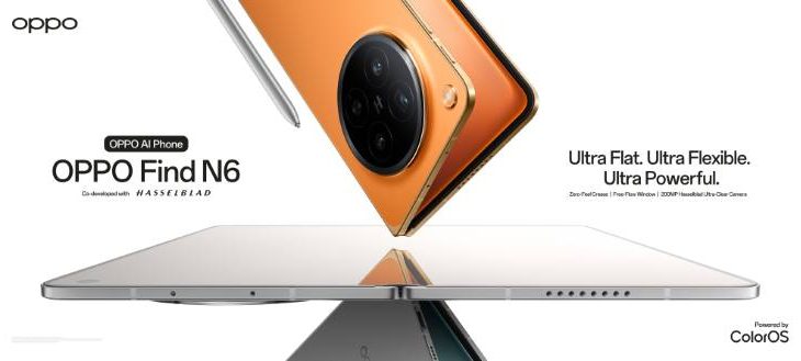 OPPO Find N6 Türkiye Fiyatı ve Özellikleri: Katlanabilir Telefonda Devrim!