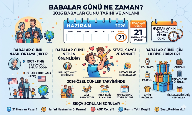 Babalar Günü Ne Zaman? 2026 Babalar Günü Tarihi ve Anlamı