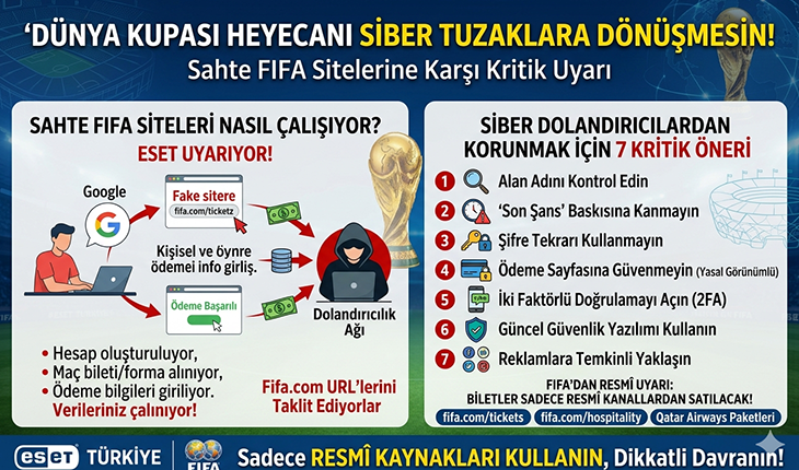 Sahte FIFA Sitelerine Karşı Kritik Uyarı