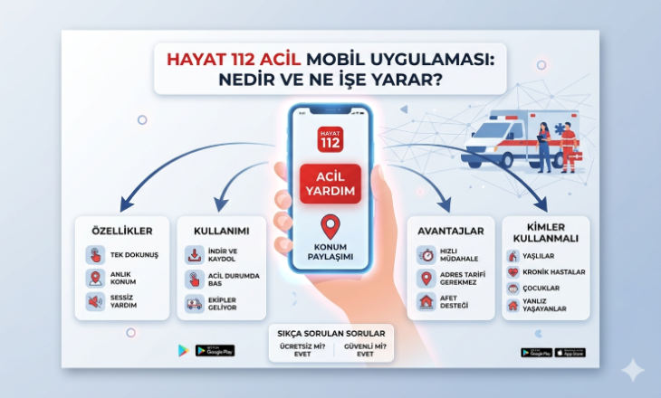 Hayat 112 Acil Mobil Uygulaması Nedir? Özellikleri, Kullanımı ve Sağladığı Avantajlar