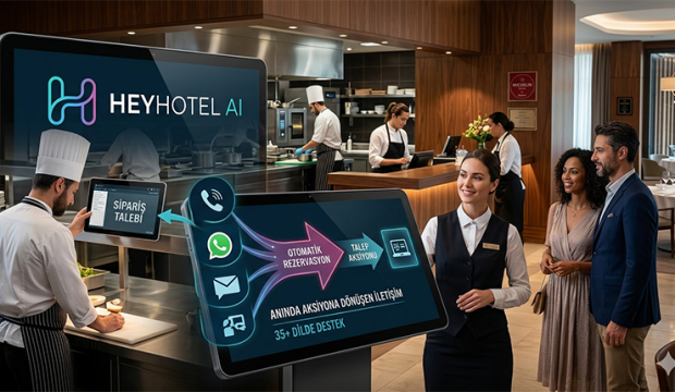 Heyhotel AI, Gastronomi Dünyasında İletişimi Doğrudan Aksiyona Çeviriyor