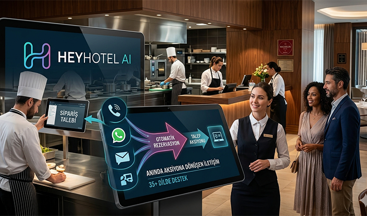Heyhotel AI, Gastronomi Dünyasında İletişimi Doğrudan Aksiyona Çeviriyor