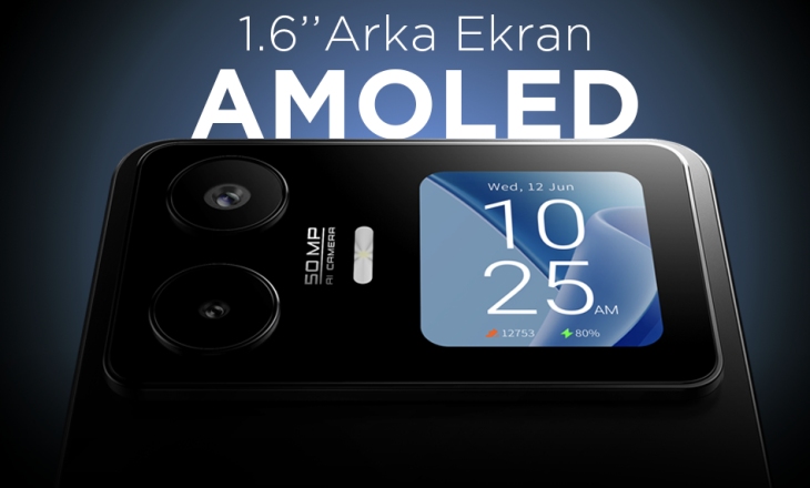 GM 26 Pro 5G, AMOLED arka ekranıyla fark yaratıyor