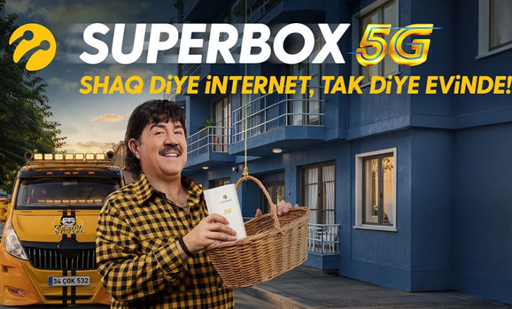 Shaq diye internet, tak diye evinizde: Turkcell Superbox 5G