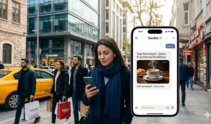 Yandex Türkiye, Yandex AI süper uygulamasında işletmeler için reklam araçlarını test ediyor