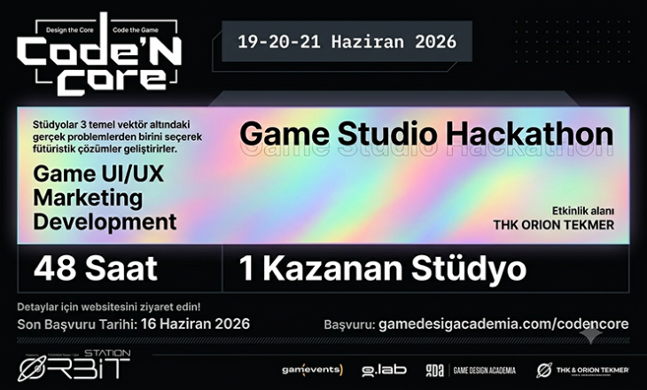 Code’n Core Game Studio Hackathon >>>19-20-21 Haziran 2026 Ankara’da!