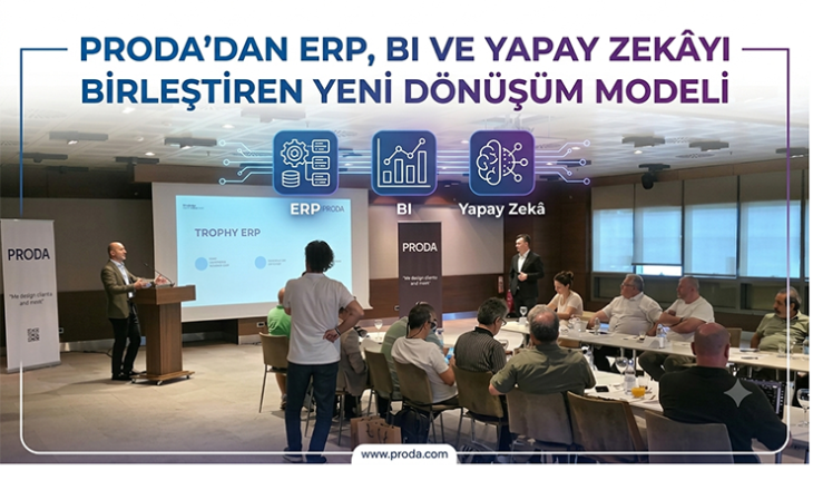 PRODA’dan ERP, BI ve Yapay Zekâyı Birleştiren Yeni Dönüşüm Modeli