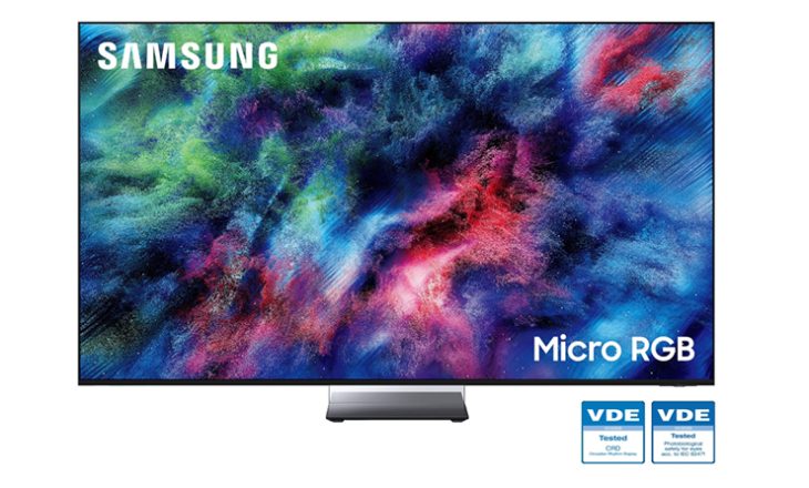 Samsung Micro RGB TV’ye VDE’den Göz Konforu ve Sirkadiyen Ritim Ekranı sertifikaları