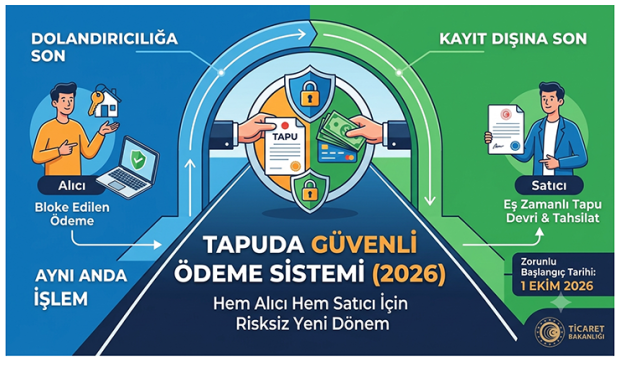 Tapuda Güvenli Ödeme Sistemi Rehberi: Ev Alacaklar İçin Yeni Dönem Nasıl İşleyecek? (2026)