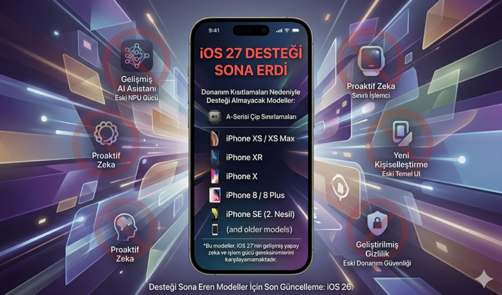 iOS 27 Desteği Alamayacak iPhone Modelleri Ortaya Çıktı: İşte Sebepleri