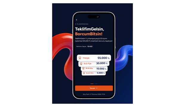 TeklifimGelsin’den beşinci yılına özel “BorcumBitsin” kampanyası