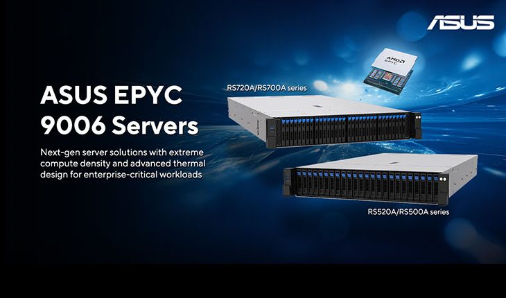 ASUS, AMD EPYC 9006 işlemcili yeni sunucu serisini duyurdu