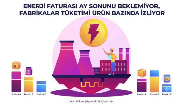 Enerji Faturası Ay Sonunu Beklemiyor, Fabrikalar Tüketimi Ürün Bazında İzliyor