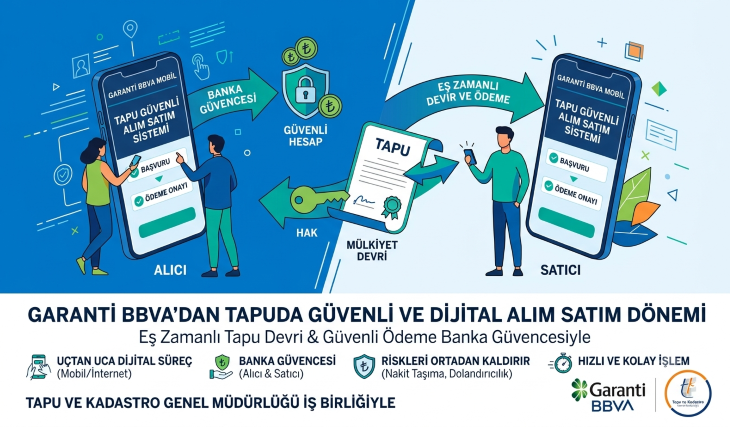 Garanti BBVA’dan Tapuda Güvenli ve Dijital Alım Satım Dönemi