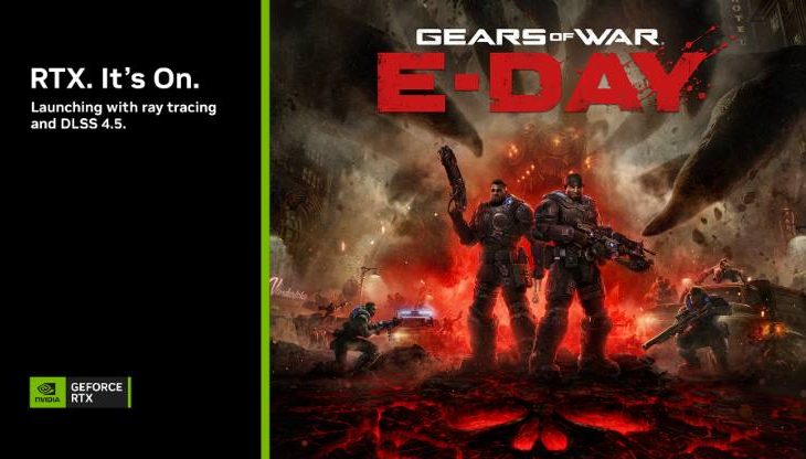 Gears of War: E-Day 6 Ekim’de Çıkıyor! DLSS 4.5 ve Ray Tracing Desteği