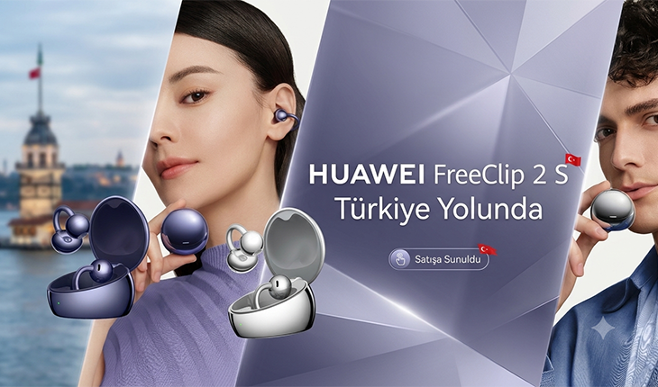 Yeni nesil kulaklık modeli HUAWEI FreeClip 2 S Türkiye Yolunda