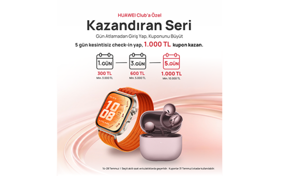 HUAWEI Online Mağaza’da “Kazandıran Seri” Kampanyası Başladı