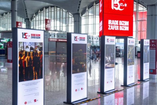 İGA İstanbul Havalimanı’nda “Hafıza ve Hatıra 15 Temmuz” Sergisi