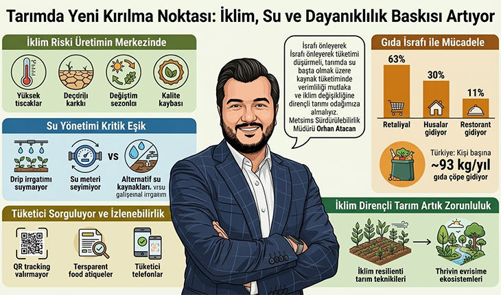 Tarımda Yeni Kırılma Noktası: İklim, Su ve Dayanıklılık Baskısı Artıyor