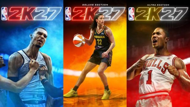 NBA® 2K27’NİN KAPAK YILDIZLARI AÇIKLANDI: Victor Wembanyama, Caitlin Clark ve Derrick Rose