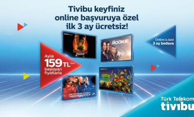 Tivibu’dan yeni müşterilere özel ilk 3 ay ücretsiz eğlence paketi