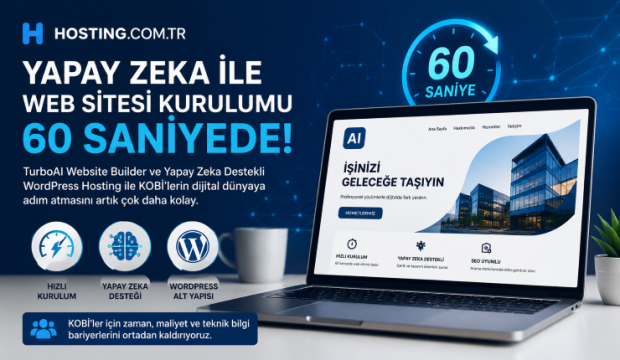 Yapay Zeka, KOBİ’lerin Web Sitesi Kurulum Sürecini 60 Saniyeye İndiriyor