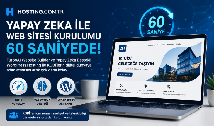 Yapay Zeka, KOBİ’lerin Web Sitesi Kurulum Sürecini 60 Saniyeye İndiriyor