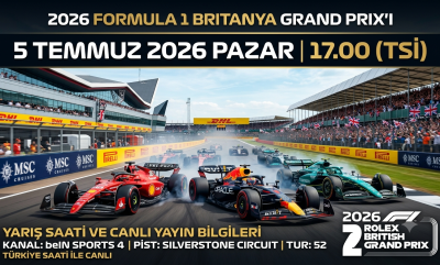 2026 Formula 1 Britanya Grand Prix’i Kaçta, Hangi Kanalda? İşte Yarış Saati ve Canlı Yayın Bilgileri