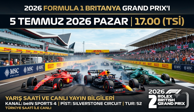 2026 Formula 1 Britanya Grand Prix’i Kaçta, Hangi Kanalda? İşte Yarış Saati ve Canlı Yayın Bilgileri