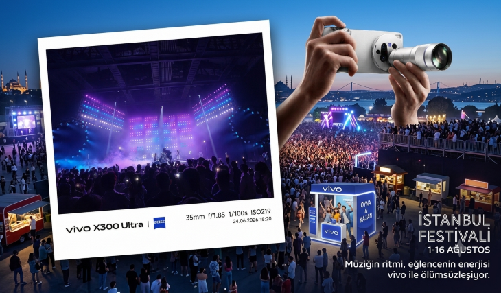 İstanbul Festivali’nde eğlence ve müziğin ritmi vivo telefonlarla ölümsüzleşecek